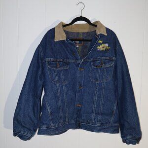 Vintage Storm Rider Mustang Denim Jacket (Men’s XL)